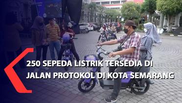 250 Sepeda Listrik Tersedia di Jalan Protokol Kota Semarang