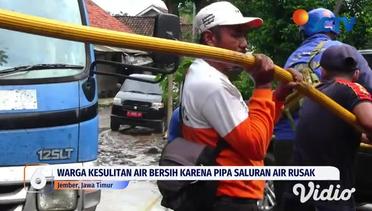 Dampak Banjir Jember, Warga Kesulitan Air Bersih