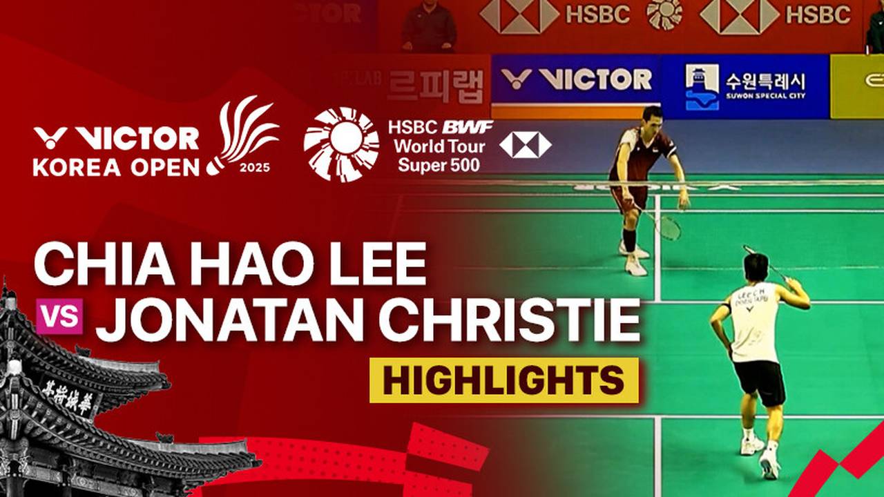 Chia Hao Lee (TPE) vs Jonatan Christie (INA) - Highlight | SUWON VICTOR ...