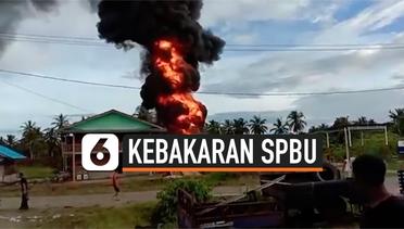 Detik-Detik SPBU Meledak di Mentawai, Petugas Tersambar Api