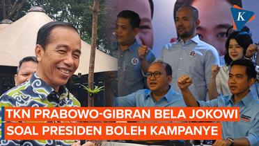 Kubu Prabowo-Gibran Bela Jokowi soal Presiden Boleh Kampanye