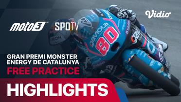 MotoGP 2024 Round 6 - Gran Premi Monster Energy de Catalunya Moto3: Free Practice - Highlights | MotoGP 2024