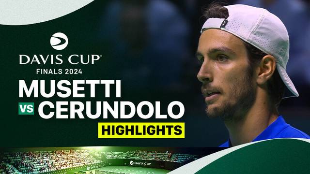 Lorenzo Musetti (ITA) vs Francisco Cerundolo (ARG) - Highlights | Davis Cup 2024