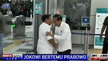 Momen Jokowi dan Prabowo Bersalaman Pasca-Pemilu 2019