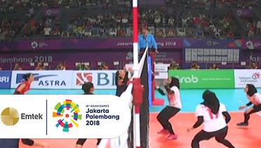 Highlight Voli Putri Indonesia vs Korea Selatan | Gempita Asian Games