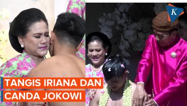 Detik-detik Iriana Jokowi Meneteskan Air Mata di Depan Kaesang