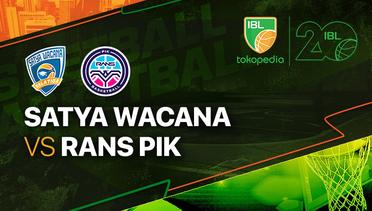 Full Match | Satya Wacana Salatiga vs RANS PIK Basketball | IBL Tokopedia 2023