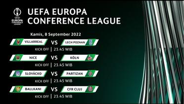 UEFA Europa Conference League | Matchday 01 | 8 - 9 September 2022