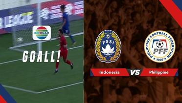 Goll Bola Rebound oleh Asnawi MangkualamBahar - Indonesia (5) vs (0) Philippine | Merlion Cup 2019