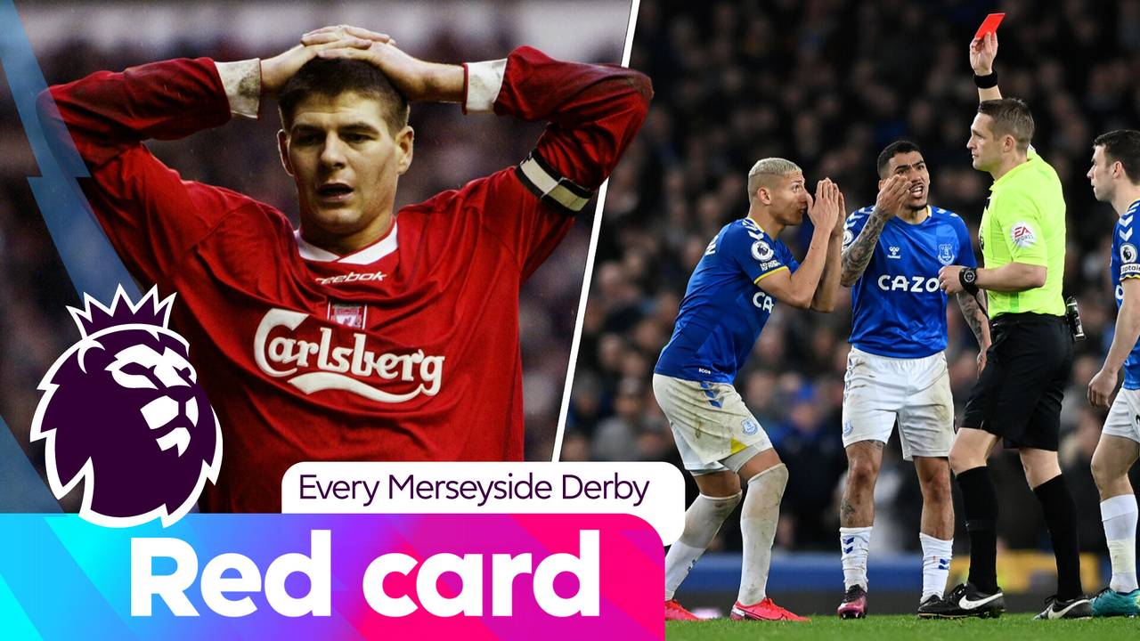 Kompilasi Kartu Merah Sepanjang Sejarah Derby Merseyside di Premier League