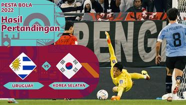Berakhir dengan Skor Kacamata, Ini Statistik Uruguay Vs Korea Selatan