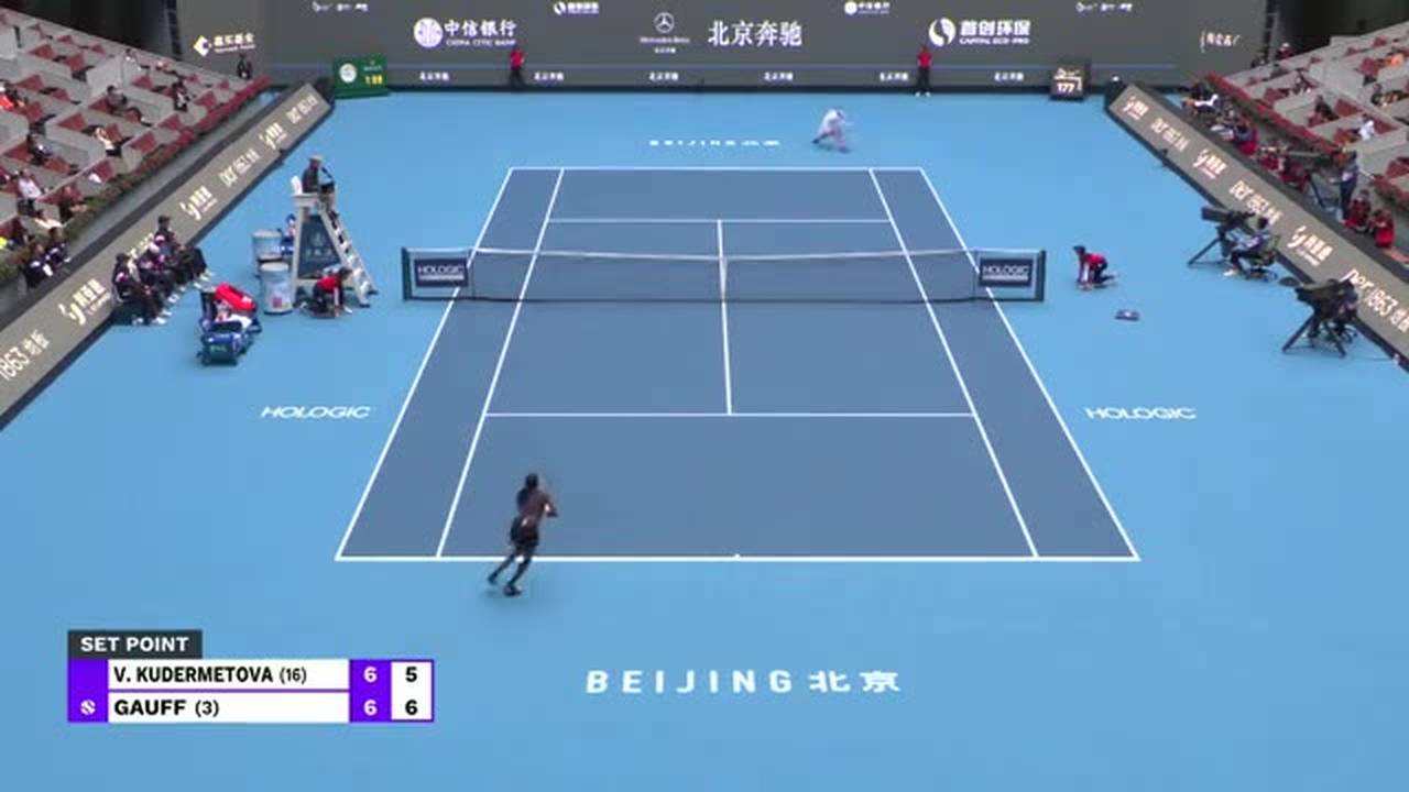 Veronika Kudermetova vs Coco Gauff Highlights WTA China Open 2023