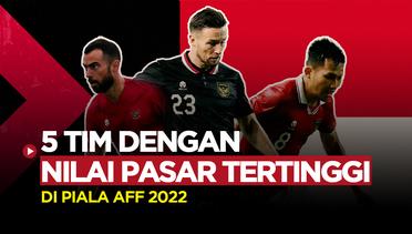 5 Tim Termahal di Piala AFF 2022, Salah Satunya Timnas Indonesia