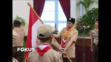 Presiden Jokowi Lepas 67 Pramuka Indoneisa ke Jambore Dunia - Fokus Pagi