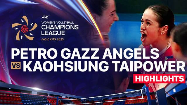Petro Gazz Angels vs Kaohsiung Taipower - Highlights | AVC Women's Volleyball Champions League