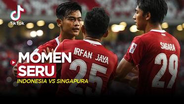Momen-momen Seru Saat Timnas Indonesia Taklukkan Singapura di Semifinal Piala AFF 2020