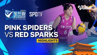 Play-Off Game 1: Pink Spiders vs Red Sparks - Highlights  | KOVO V-League Women