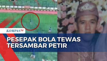 Cerita Istri Pesepak Bola yang Tewas Tersambar Petir di Stadion Siliwangi Bandung