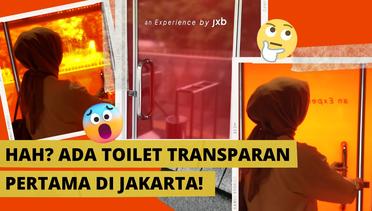 Toilet Transparan Ala Jepang Ada di Jakarta, Cuma Bayar Rp5 Ribu!