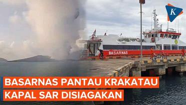 Krakatau Meletus, Basarnas Lampung Siagakan Kapal SAR