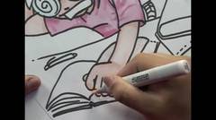 Menggambar Manga Spacetoon - Pusing Belajar