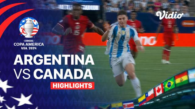Argentina vs Canada - Highlights | CONMEBOL Copa America USA 2024 - Semifinal