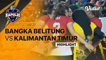 Highlights | Putri: Kepulauan Bangka Belitung vs Kalimantan Timur | Piala Kapolri 2023