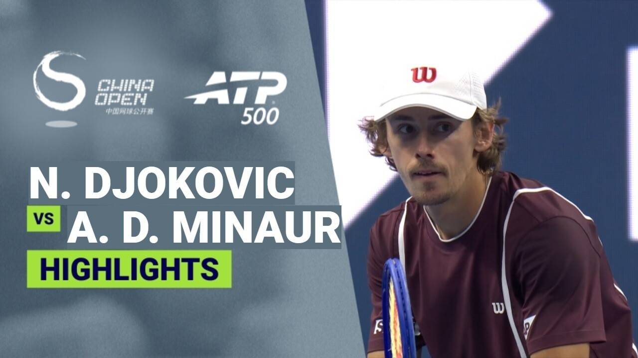 Novak Djokovic vs Alex de Minaur - Final | ATP 500: China Open 2026