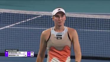 Paula Badosa vs Elena Rybakina - Highlights | WTA Miami Open 2023