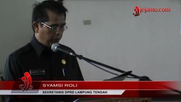 DPRD Lampung Tengah Gelar Paripurna Pelantikan PAW