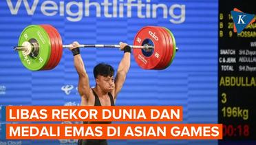 Rahmat Erwin Abdullah Pecahkan Rekor Dunia di Asian Games 2022
