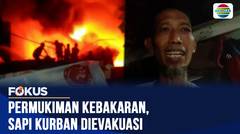 Pabrik Lilin di Tamansari Terbakar Hebat, Api Menyambar Permukiman Warga dan Sapi Kurban Dievakuasi | Fokus
