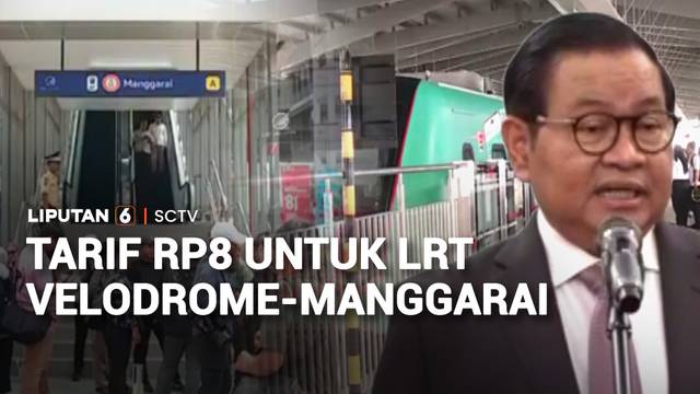 Tarif Rp8 untuk LRT Velodrome-Manggarai | Liputan 6