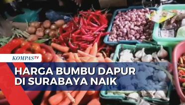 Jelang Ramadan, Harga Bumbu Dapur di Pasar Dukuh Kupang Surabaya Naik