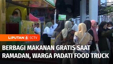 Berbagi Makanan Gratis saat Ramadan, Warga Padati Food Truck di Salatiga | Liputan 6
