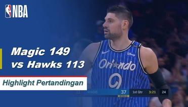 NBA | Cuplikan Hasil Pertandingan :  Magic 149 vs Hawks 113