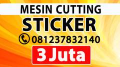 SUPPLIER ALAT KATING STIKER MURAH SURAKARTA Mesin Printer Cutting Sticker Pemotong Polyflex Cetak Vinyl