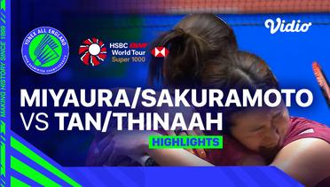 Women’s Doubles: Tan Pearly/Thinaah Muralitharan (MAS) vs Rena Miyaura/Ayako Sakuramoto (JPN)  - Highlights | Yonex All England Open Badminton Championships