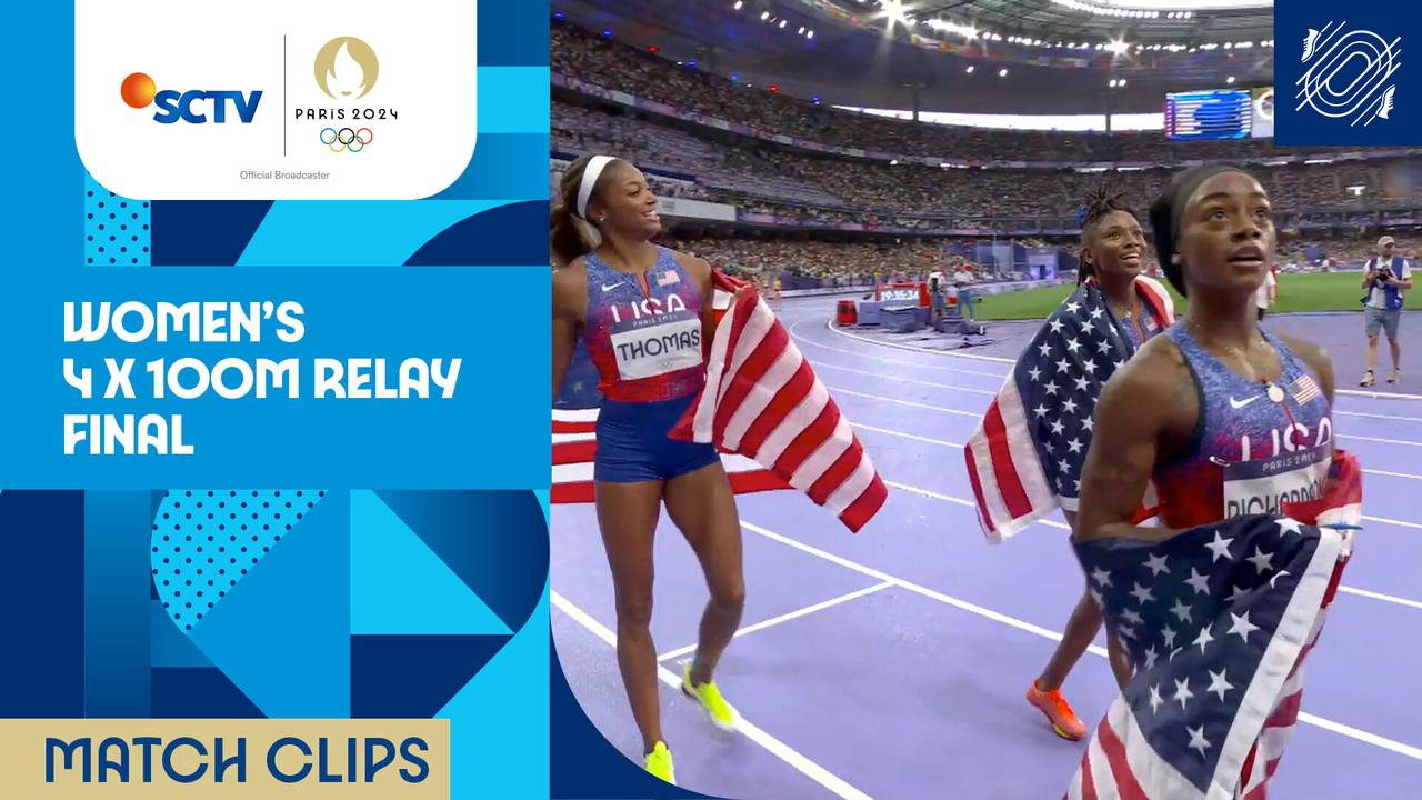 Women’s 4 x 100m Relay Athletics Final- Match Clips | Olympic Games ...