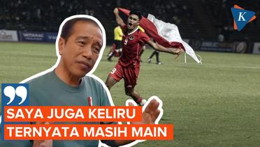 Jokowi Ceritakan Momen Kena "Prank" Wasit Saat Nonton Final SEA Games