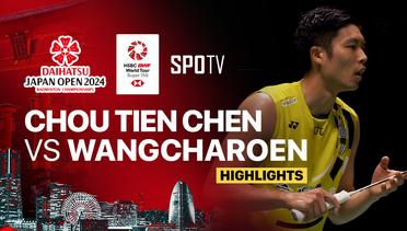 Chou Tien Chen (TPE) vs Kantaphon Wangcharoen (THA) - Highlights | Daihatsu Japan Open 2024 - Men's Singles