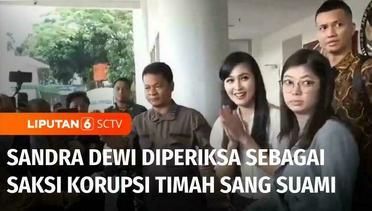 Sandra Dewi Ditanya Seputar Pemblokiran Rekening Suami, Harvey Moeis oleh Penyidik | Liputan 6