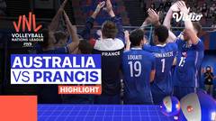 Match Highlights | Australia vs Prancis | Men's Volleyball Nations League 2022