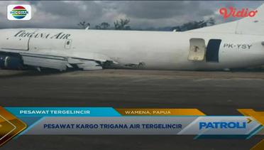 Pesawat Tergelincir, Bandara Wamena Ditutup Sementara - Patroli Siang