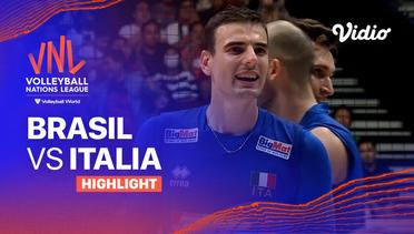 Match Highlights | Brasil vs italia | Men's Volleyball Nations League 2023