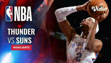 Oklahoma City Thunder vs Phoenix Suns - Highlights | NBA Regular Season 2023/24