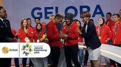 Atlet Pencak Silat Peraih Emas Ini Melamar Pujaan Hati Saat Live di TV I Asian Games 2018.
