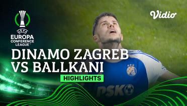 Dinamo Zagreb vs Ballkani - Highlights | UEFA Europa Conference League 2023/24