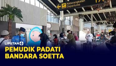Antrean Pemudik Mulai Terlihat di Bandara Soekarno-Hatta