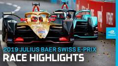 2019 Julius Baer Swiss E-Prix | Race Highlights | A Tense Fight To The Finish